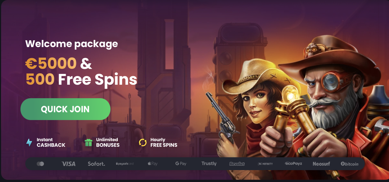 Bitkingz 50 Free Spins pro Tag Freispiel-Angebot im Willkommenspaket von Bitkingz Casino mit 500 Freispielen in Tagesrationen