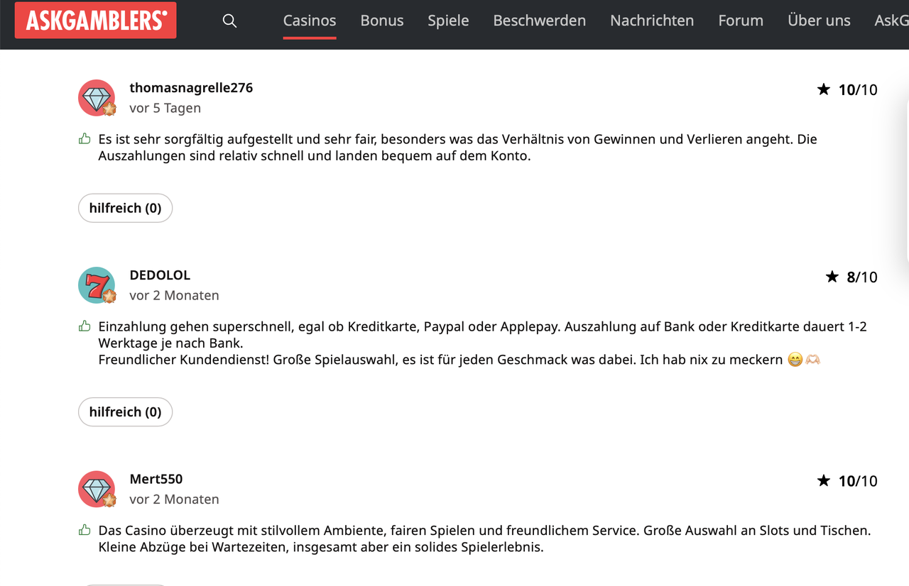 Bitkingz Erfahrungen zu Auszahlungen Positive Bitkingz Erfahrungen von Spielern zu schnellen Auszahlungen und fairen Spielen bei AskGamblers