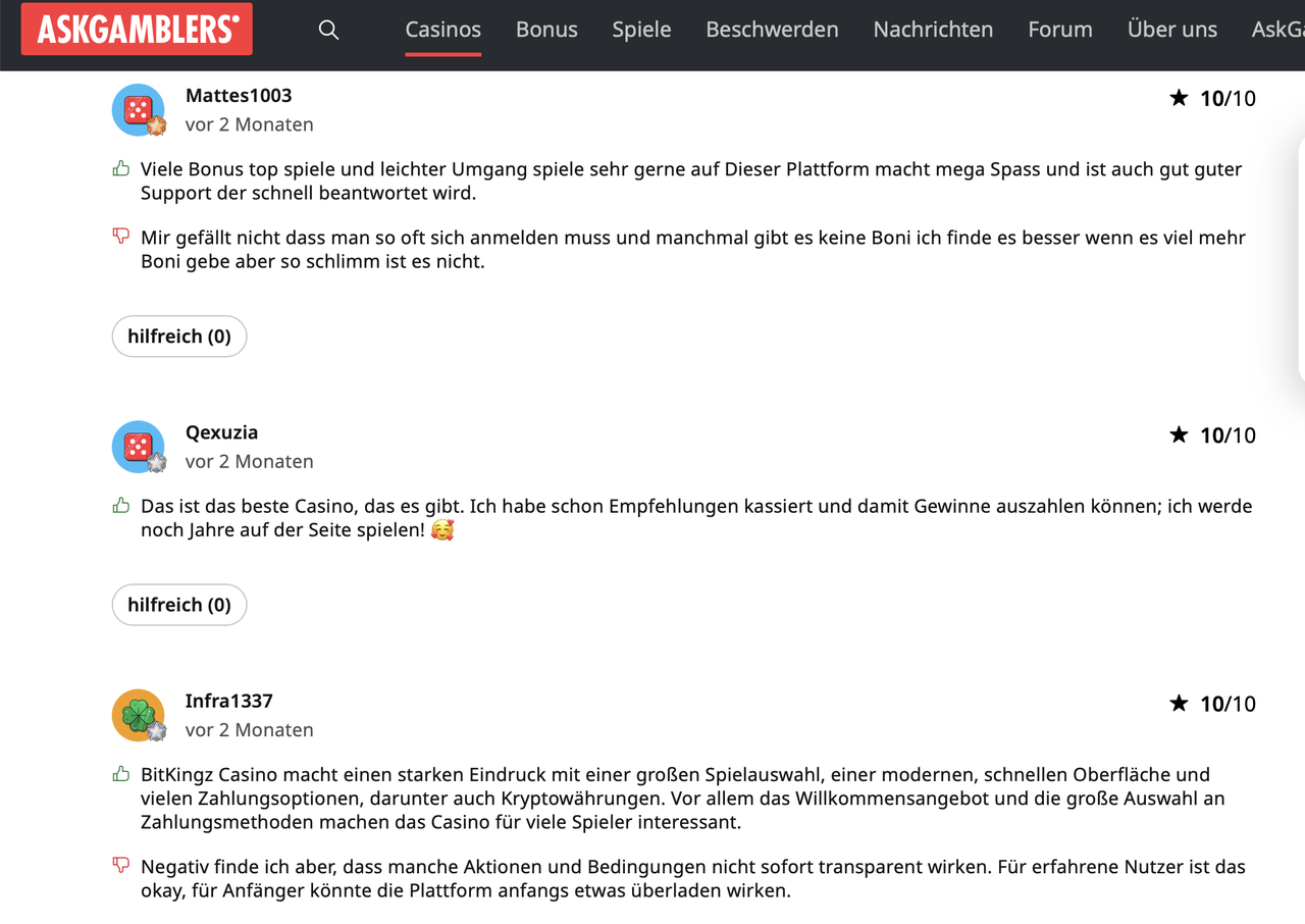 Bitkingz Erfahrungen zum Bonusprogramm Bitkingz Erfahrungen zu Bonusaktionen mit Lob und Kritik an der Transparenz der Bedingungen