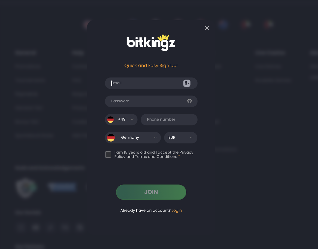 Bitkingz Log In ohne Bestätigungsmail – Review für Spieler aus Deutschland